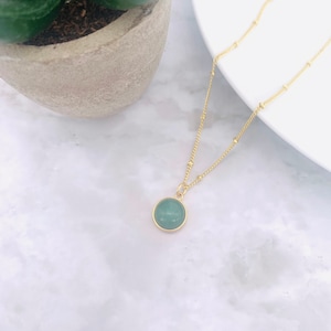 Birthstone Gemstone Pendant/Personalised Birthstone/ Semi Precious/Birthday Gift/Fancy Chain Necklace