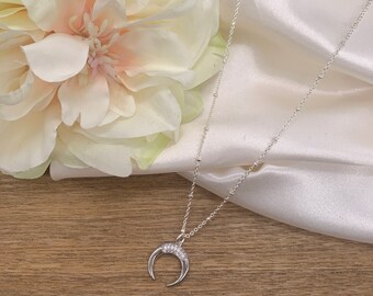 Adisaer Gold Plated Pendant Necklaces for Women Cubic Zirconia Star Moon White Adisaer Gold Plated Pendant Necklaces for Women Cubic Zirconia Star Moon White