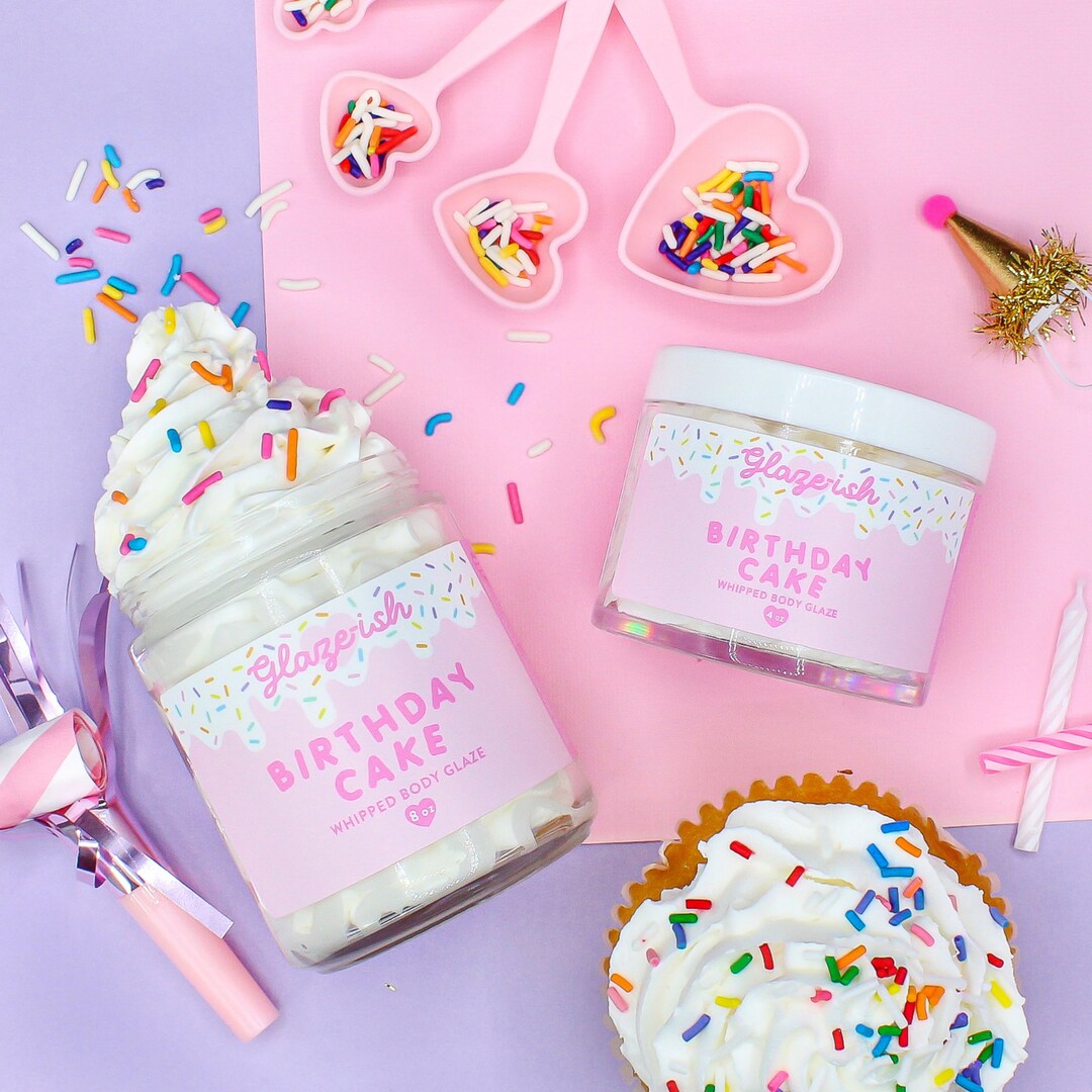 Birthday Cake Body Butter Etsy