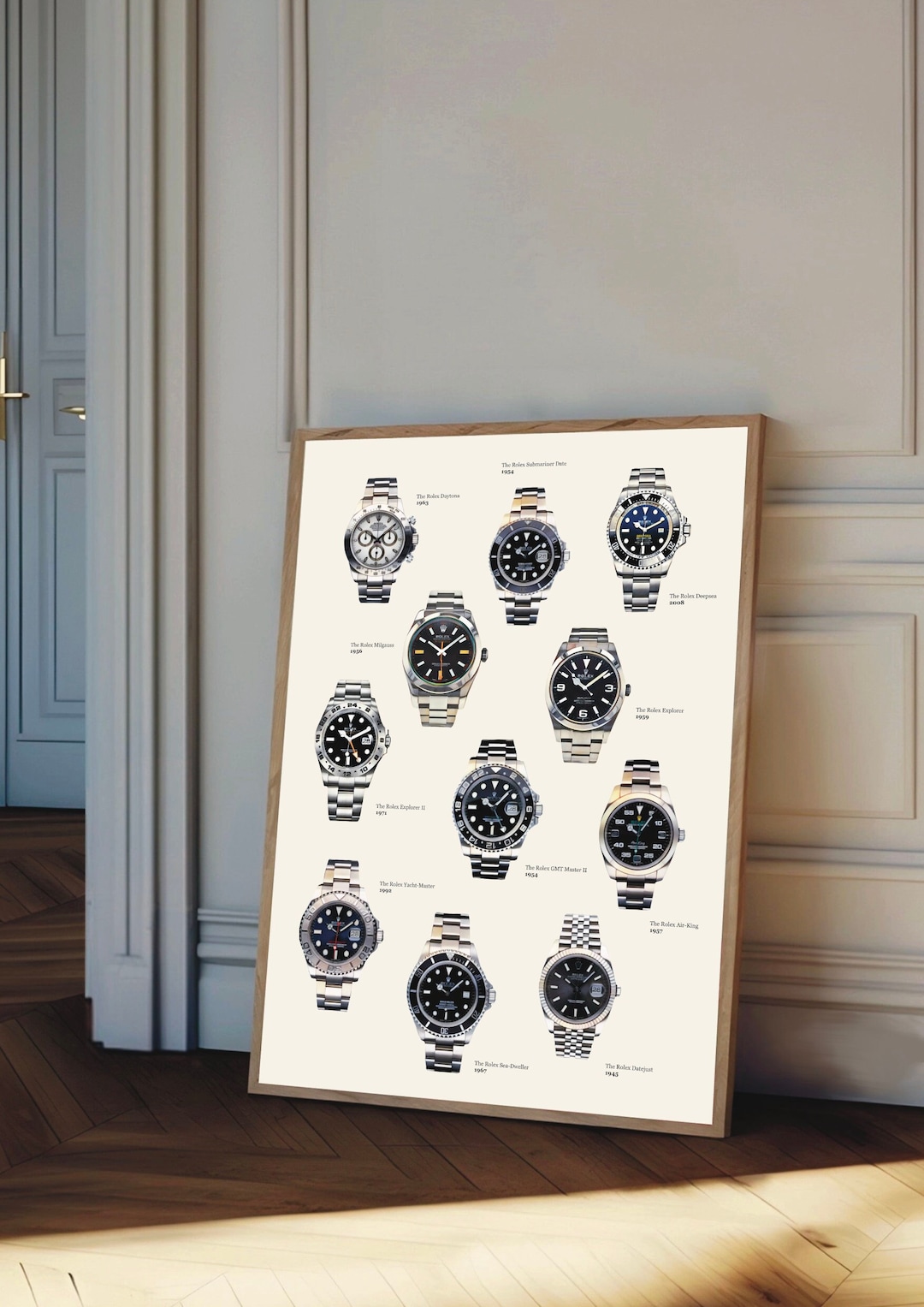 Rolex Watch Poster Etsy