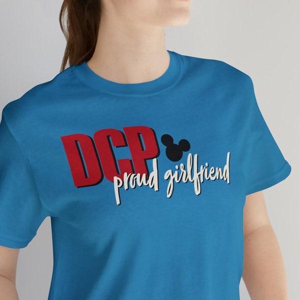 DCP Proud Girlfriend, DCP Proud Shirt, Disney College Program, Proud Girl Friend, Dcp Family, Cast Member Shirt, Disney Cast Member