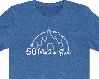 50 Years of Magic, Disney 50th Anniversary, WDW Anniversary TEE