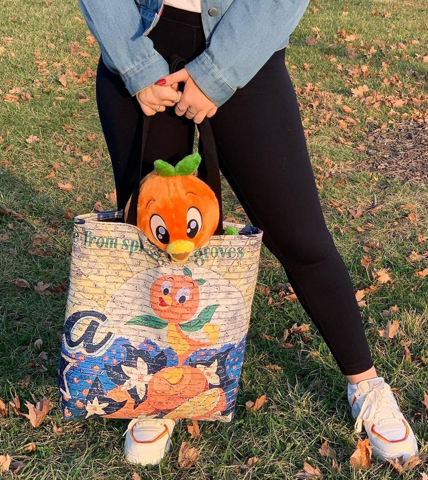 Orange bird purse sale