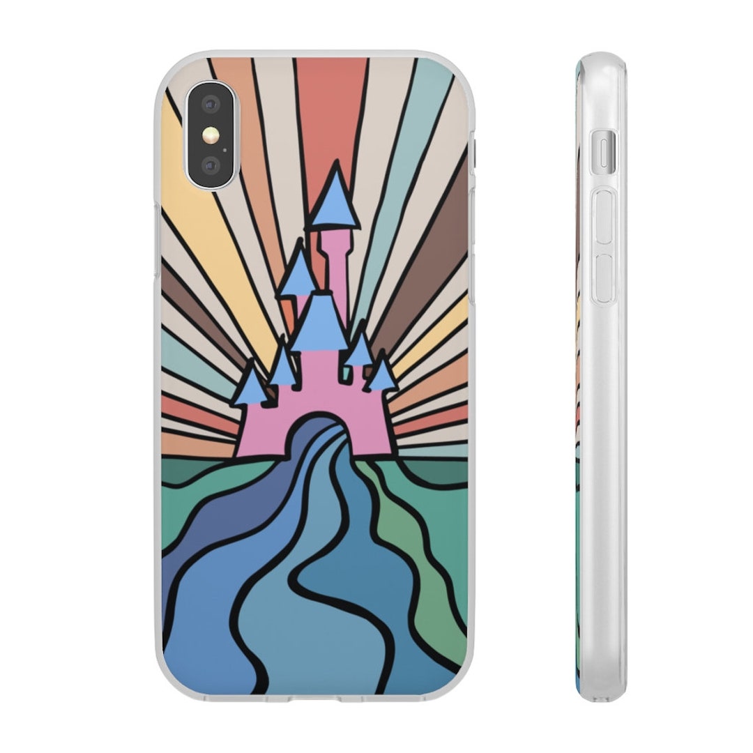 Disney Castle Cell Phone Case, Disney World Cover, Retro Disney Phone Case, iPhone Disney Cell