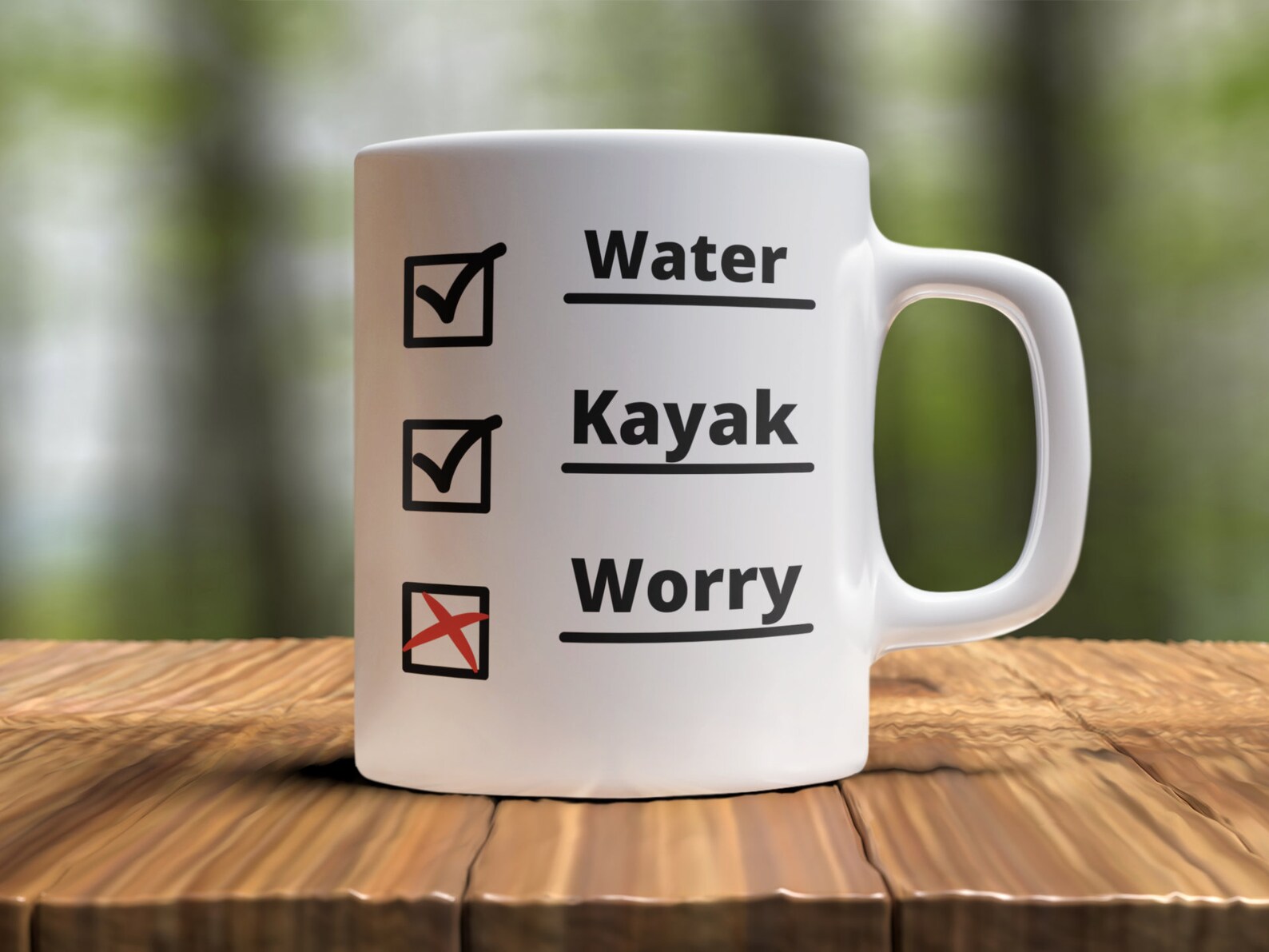 Kayak Mug Kayaking Mug Kayaking Coffee Mug Kayaking Etsy