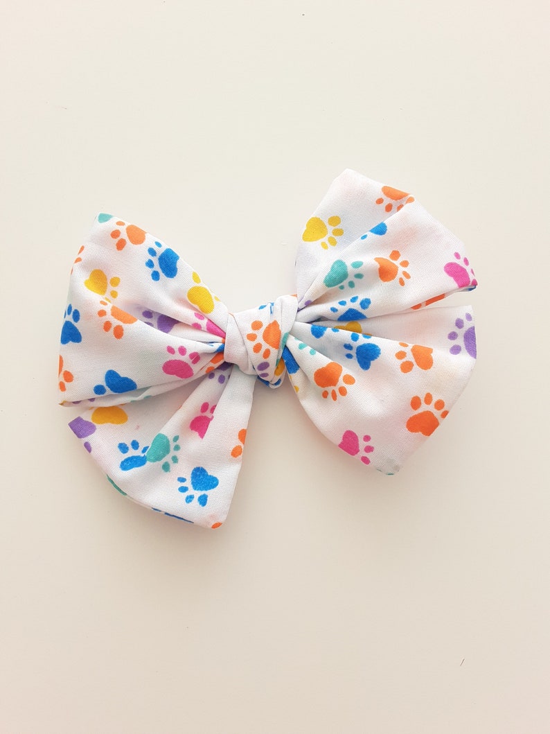 Colorful Dog Bows Girl dog bow hair clip for dogs alligator Etsy