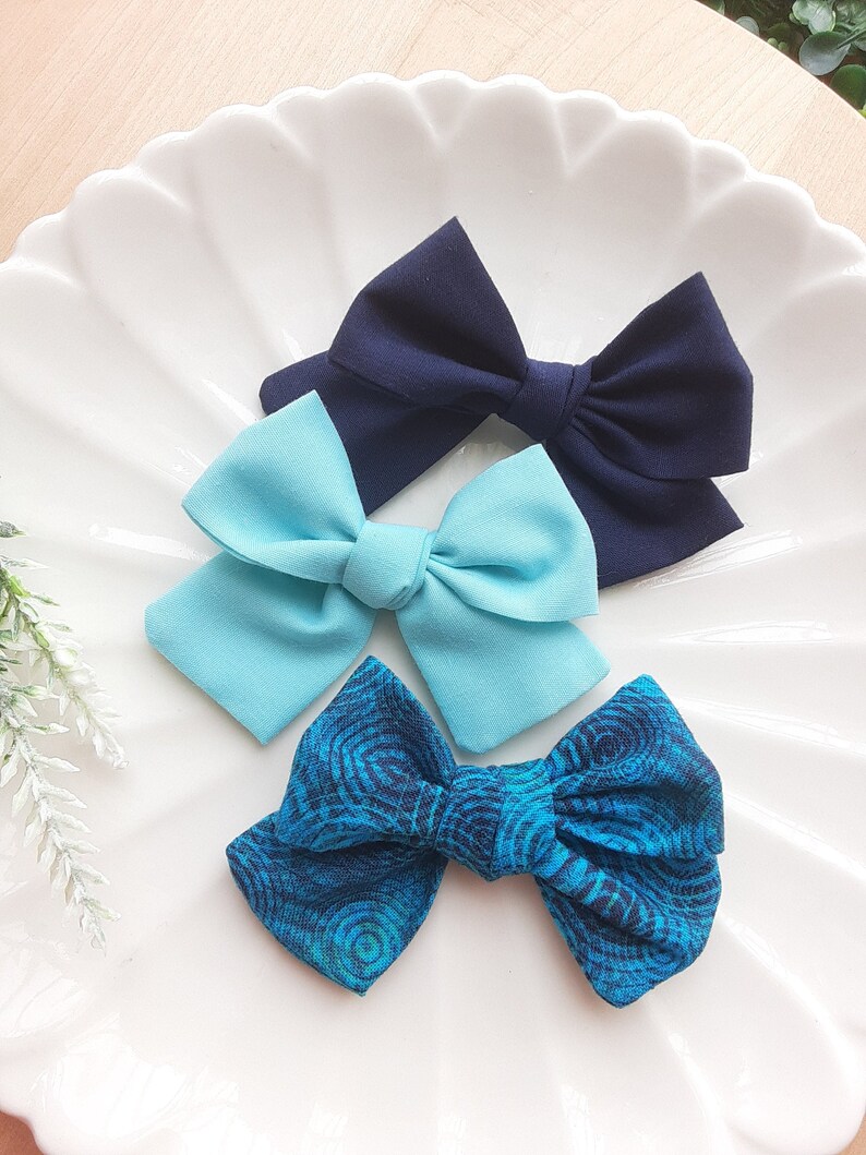 Girl Dog Hair Bow Dog Hair Bows With Alligator Clip Summer Etsy