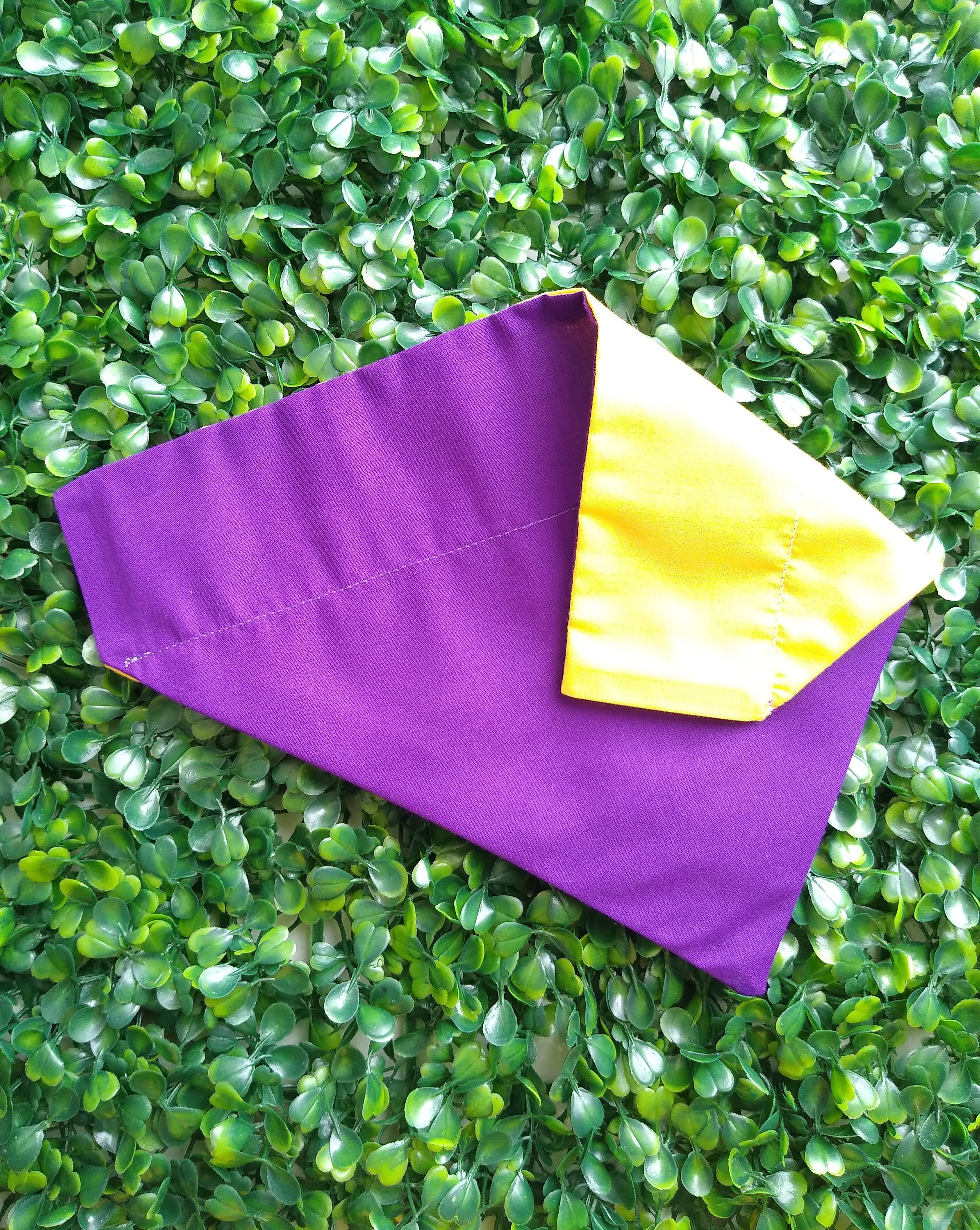 Baby Blue Dog Bandana Over the Collar Solid Color Reversible Etsy