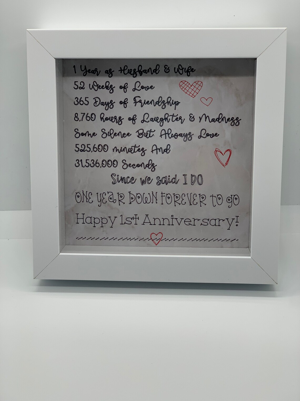 1st Anniversary Paper Gift Etsy