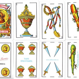 Original TAROT CATALÁN Primer TAROT ESPAÑOL fabricado en España 78 + 2  naipes