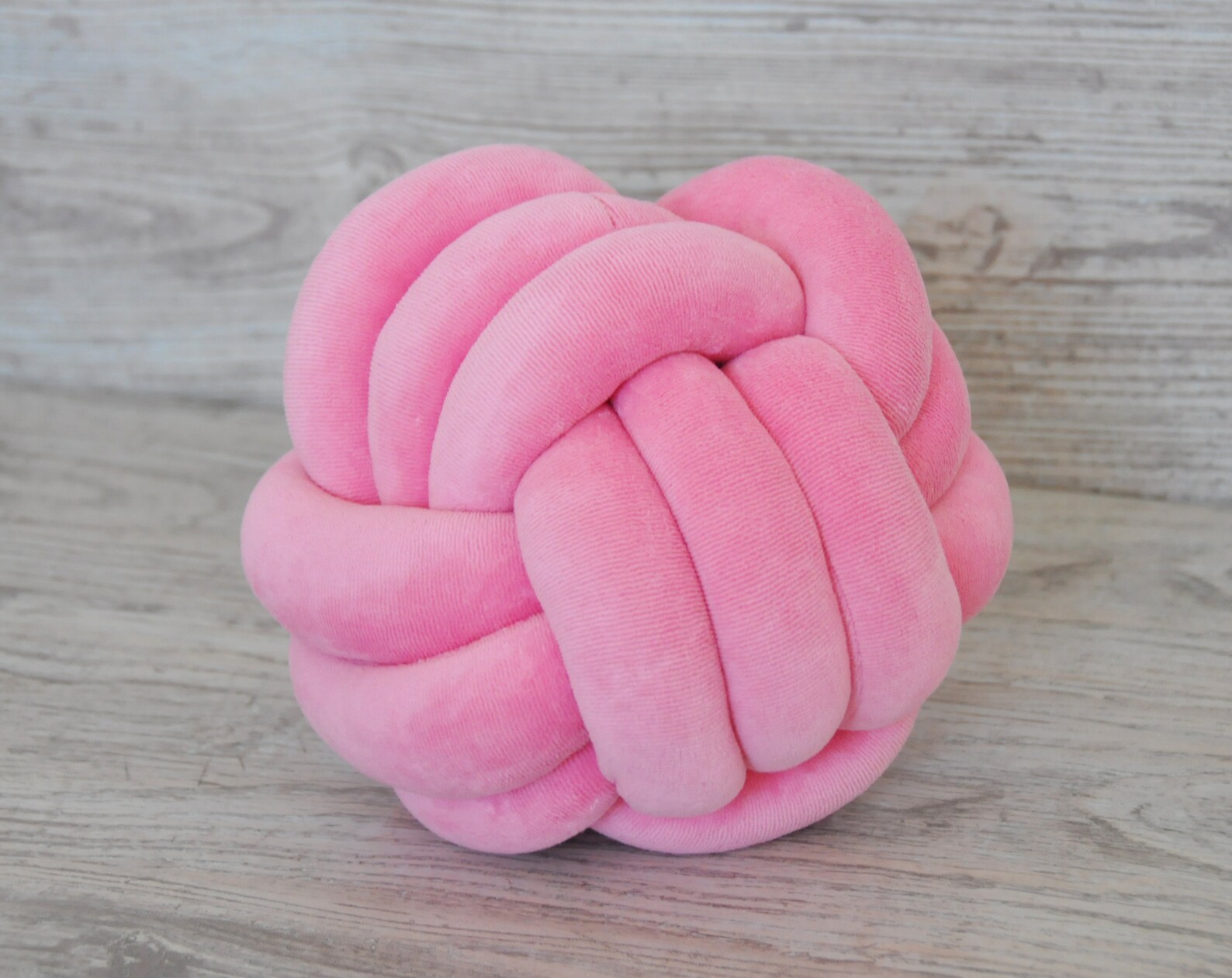 monkey fist knot pillow