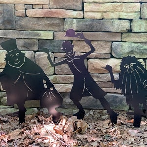 Hitchhiking Ghosts - Haunted Mansion Yard Decor | Halloween Trick or Treat Welcome Signs | Christmas Gifts