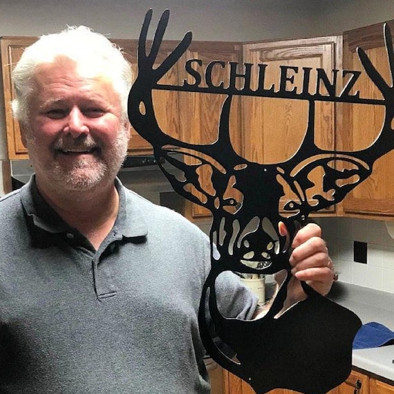 Gift for Him Hunting Gift for Man Cave Personalized Gifts for Men Custom  Deer Signs for the Hunter ACM Metal Decor -  Canada