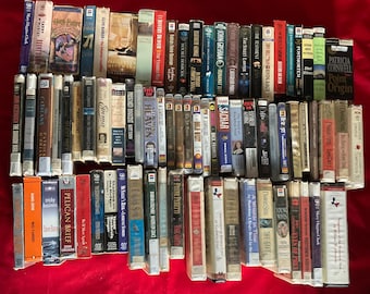 R-Z Vintage Hörbuch Kassetten Wählen Sie Ihr eigenes Mystery Horror Fiction Fantasy Thriller Romanze Suspense