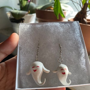 boo tao ghost earrings