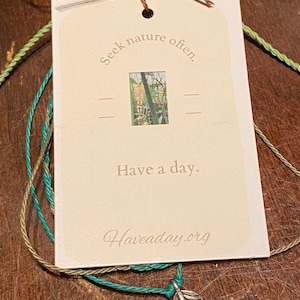 Seek Nature Often, bracelet