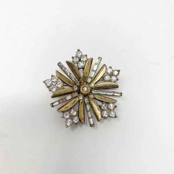 558 Vintage Crown Trifari Alfred Philippe 1949 Nd Snowflake Brooch