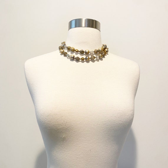 764 Vintage Vendome 2-strand Necklace, and Demari… - image 9