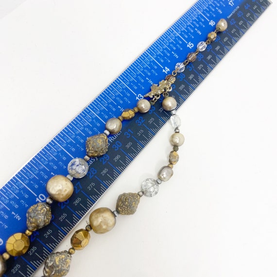 764 Vintage Vendome 2-strand Necklace, and Demari… - image 6