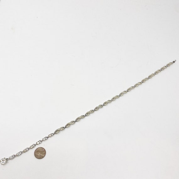 496 Vintage Bogoff rhinestone necklace and earrin… - image 7