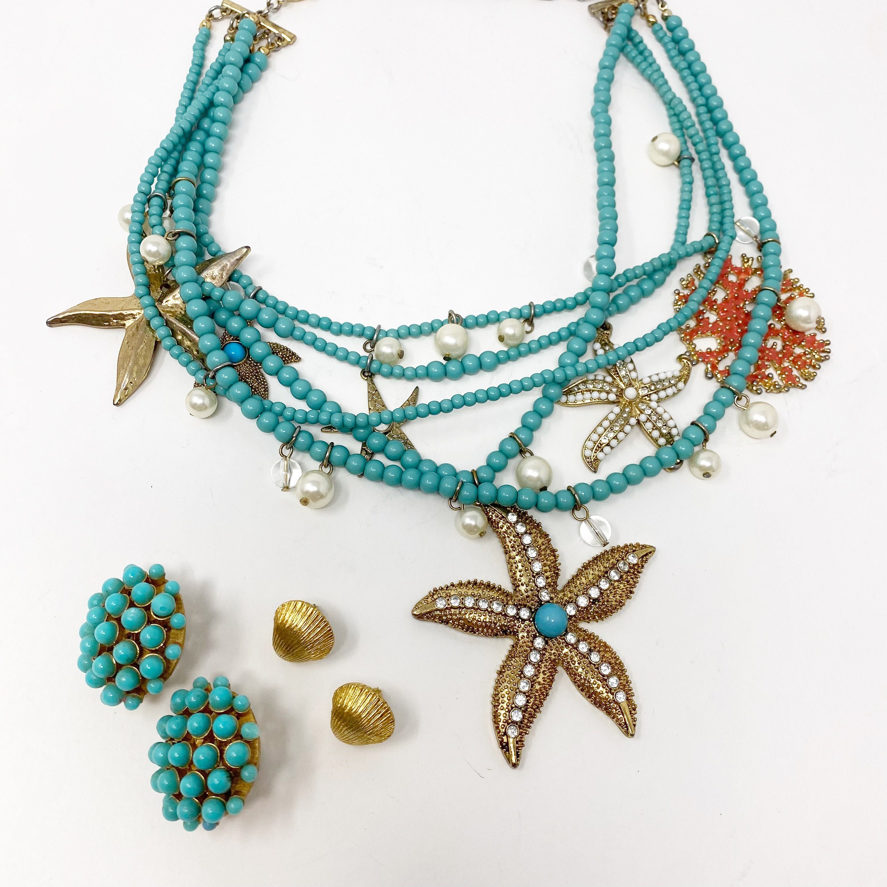 ターコイズとパールのネックレス ビンテージ 楽天市場】【最大1万円OFFクーポン】 天然 ターコイズ パール 真珠