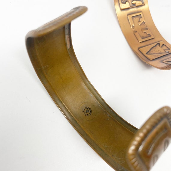 525 Vintage Bell Trading Post solid copper storyt… - image 8