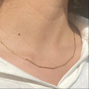 Thin Gold Chain,14k Gold Chain, Thin Chain Necklace, Real Gold Chain, Solid Gold Necklace, Thin 14K Gold Chain For Women,  14K Gold filled