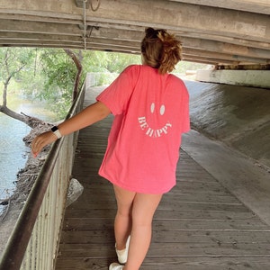 be happy smiley t-shirt