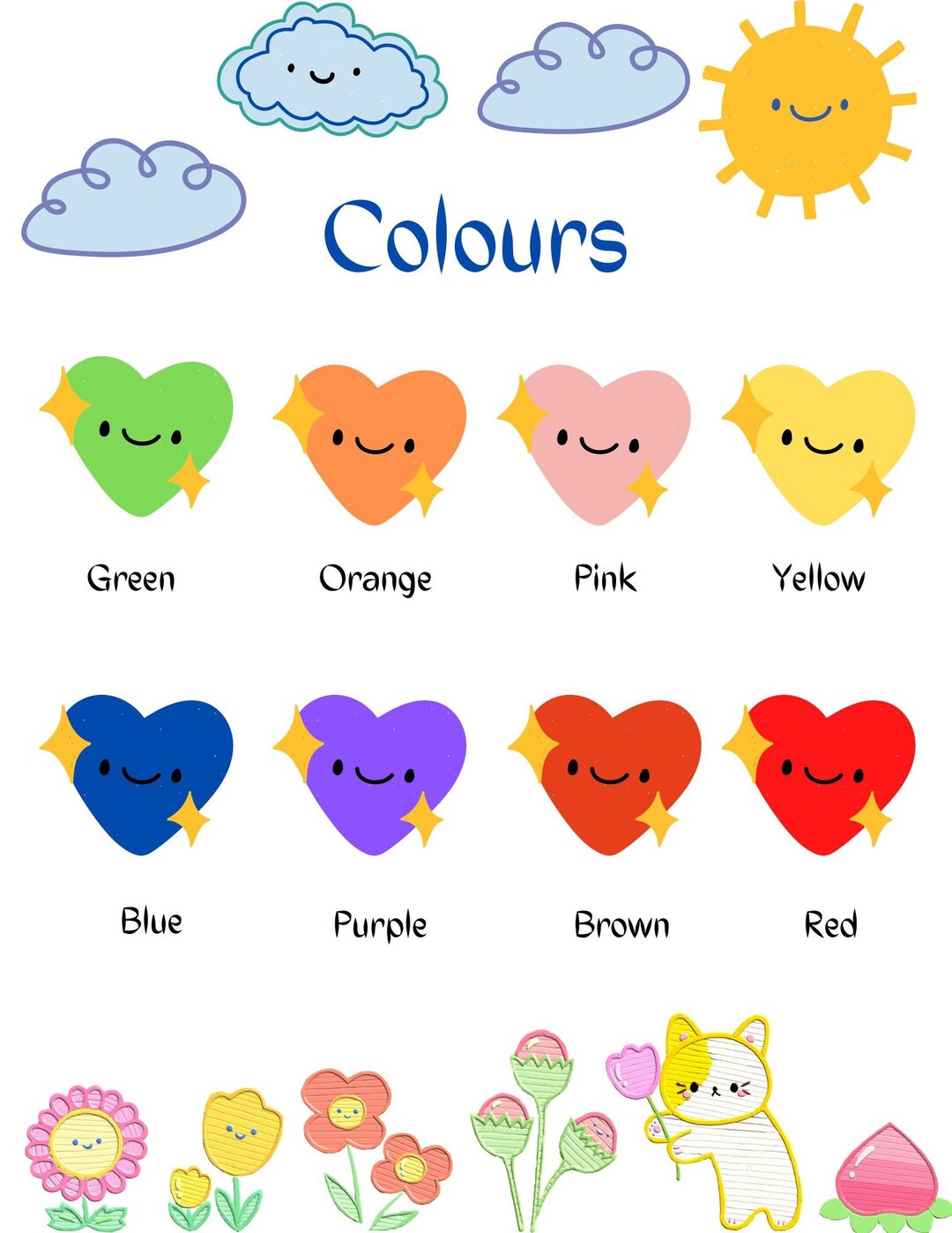 Colours Wall Art, Poster (unframed, Digital, Printable) - Etsy