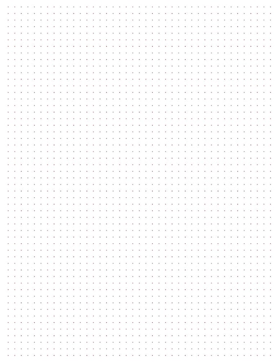 Dotted Grid Paper 10 pages Digital Printable