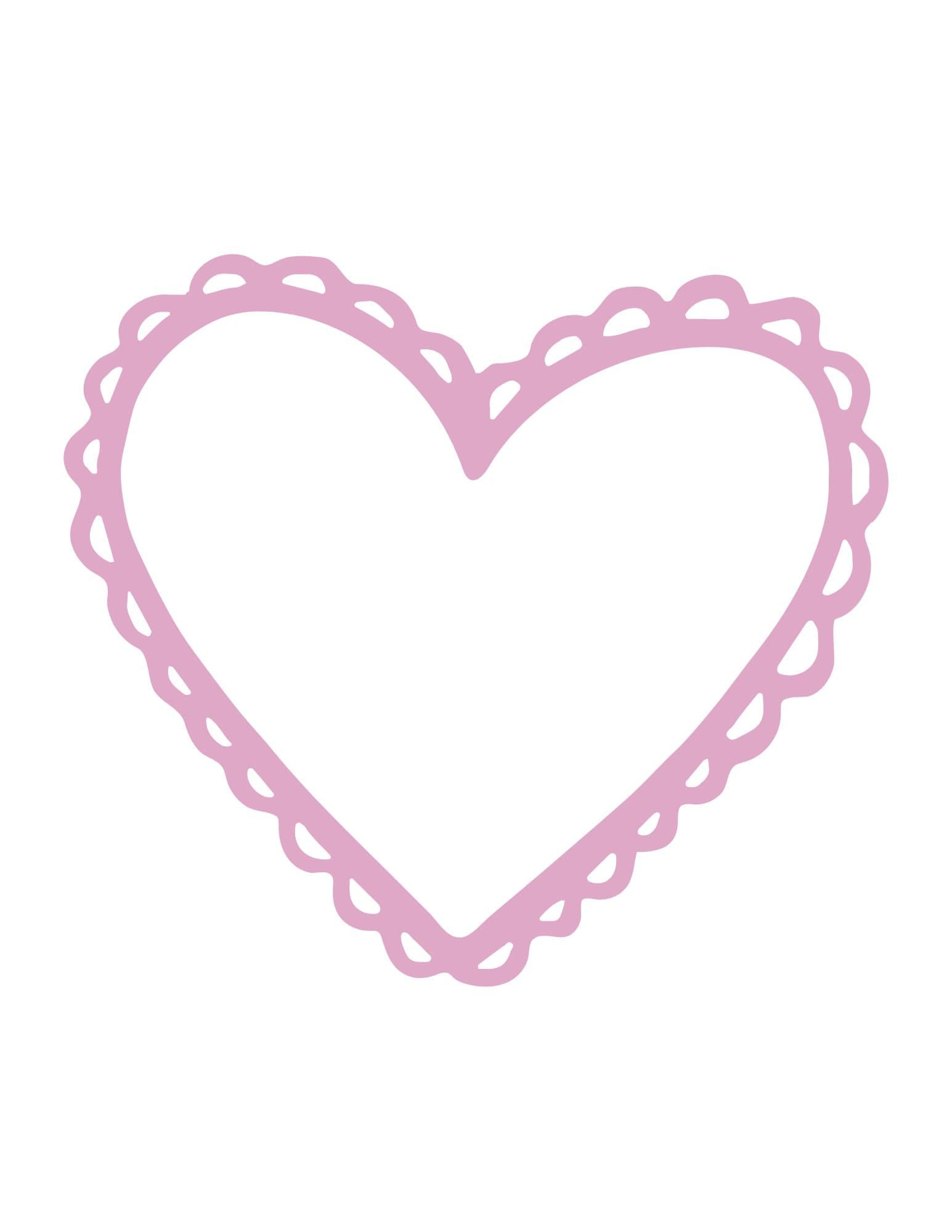 Heart Templates, 10 Pages ( Digital , Printable) - Etsy