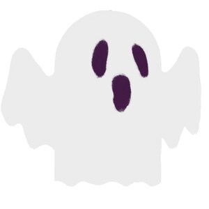 Ghost Halloween ( Digital, Printable)