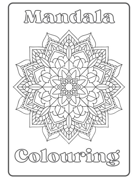 Mandala Tracing Book for Adults Relaxation. Coloring Pages -  UK