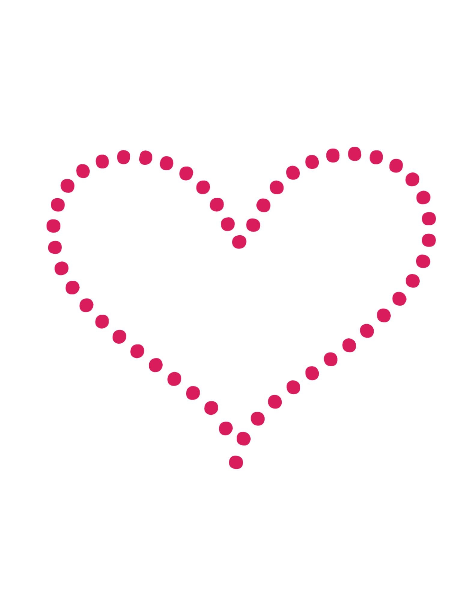 Heart Templates, 10 Pages ( Digital , Printable) - Etsy