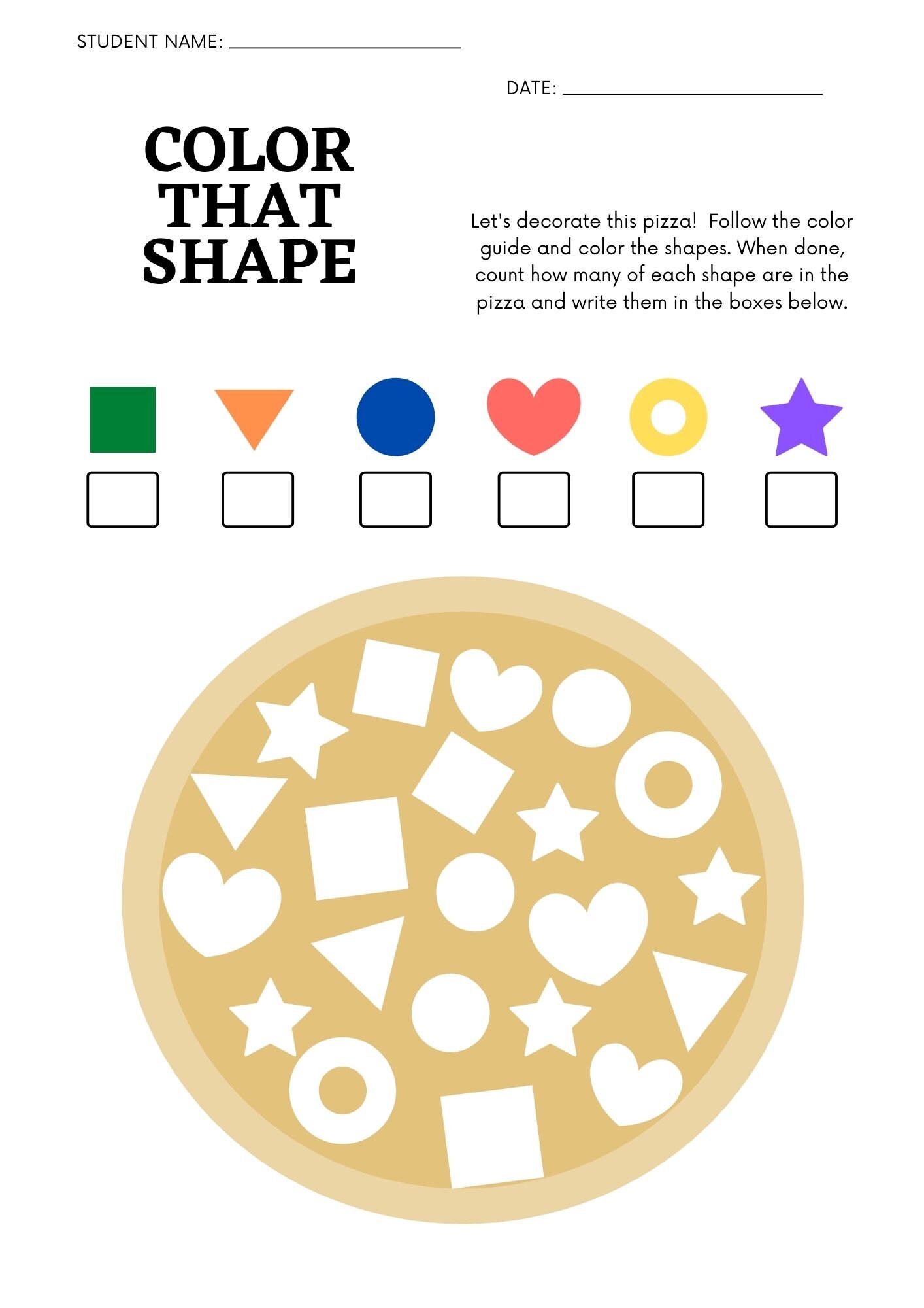Color That Shape