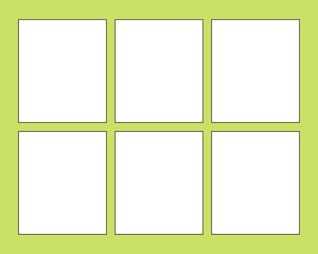Blank Panel Pages 5 Pages ( Digital , Printable ) - Etsy