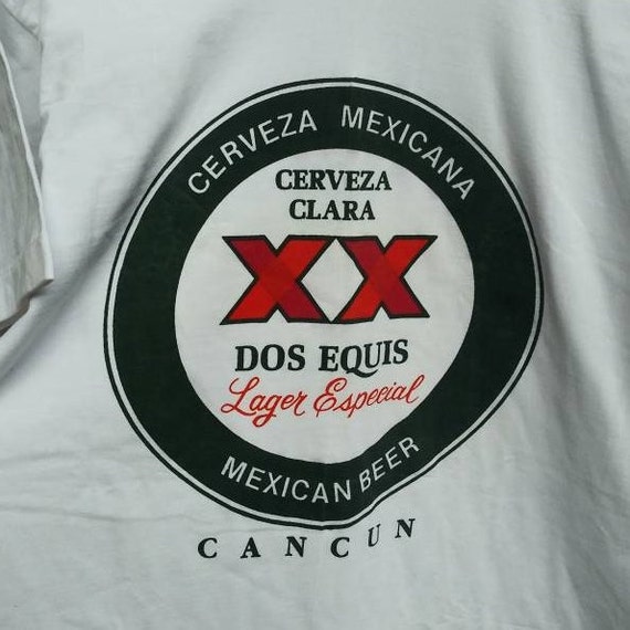 Vintage 1990s Single Stitch Dos Equis Mexican Lag… - image 5