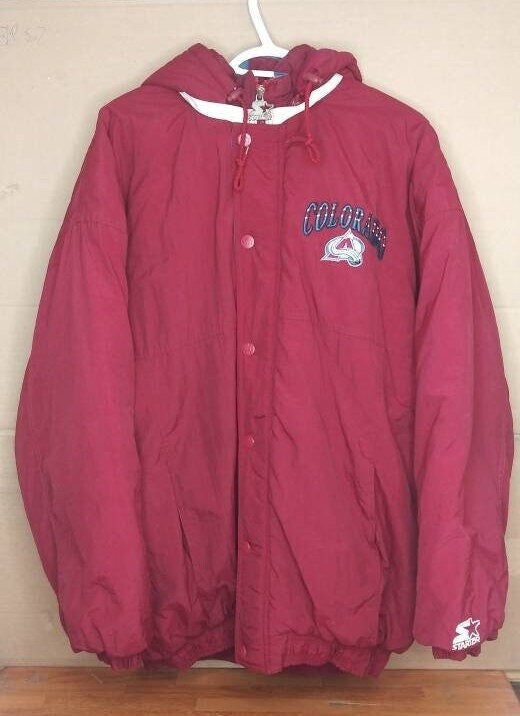 Colorado Avalanche: 1990's Logo 7 Fullzip Jacket (L) – National Vintage  League Ltd.