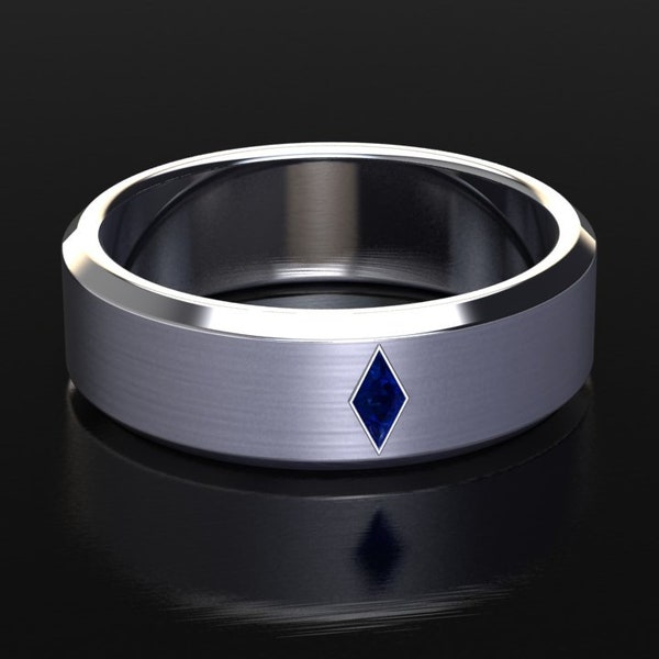 Mens Platinum Rings Etsy