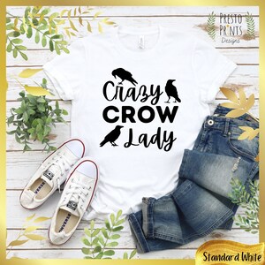 Crazy Crow Lady Shirt, Crow Shirt, Crow Gift, Crow Lover Shirt, Crow Lover Gift, Crows Are My Bros Shirt, Premium Eco-Friendly Shirts