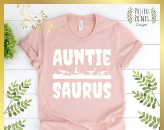 Auntie Saurus Shirt, AuntiSaurus Shirt, Auntie Shirt, Cute Dinosaur Shirt, Aunt Shirt, Mother's Day Gift, Premium Eco-Friendly Tee