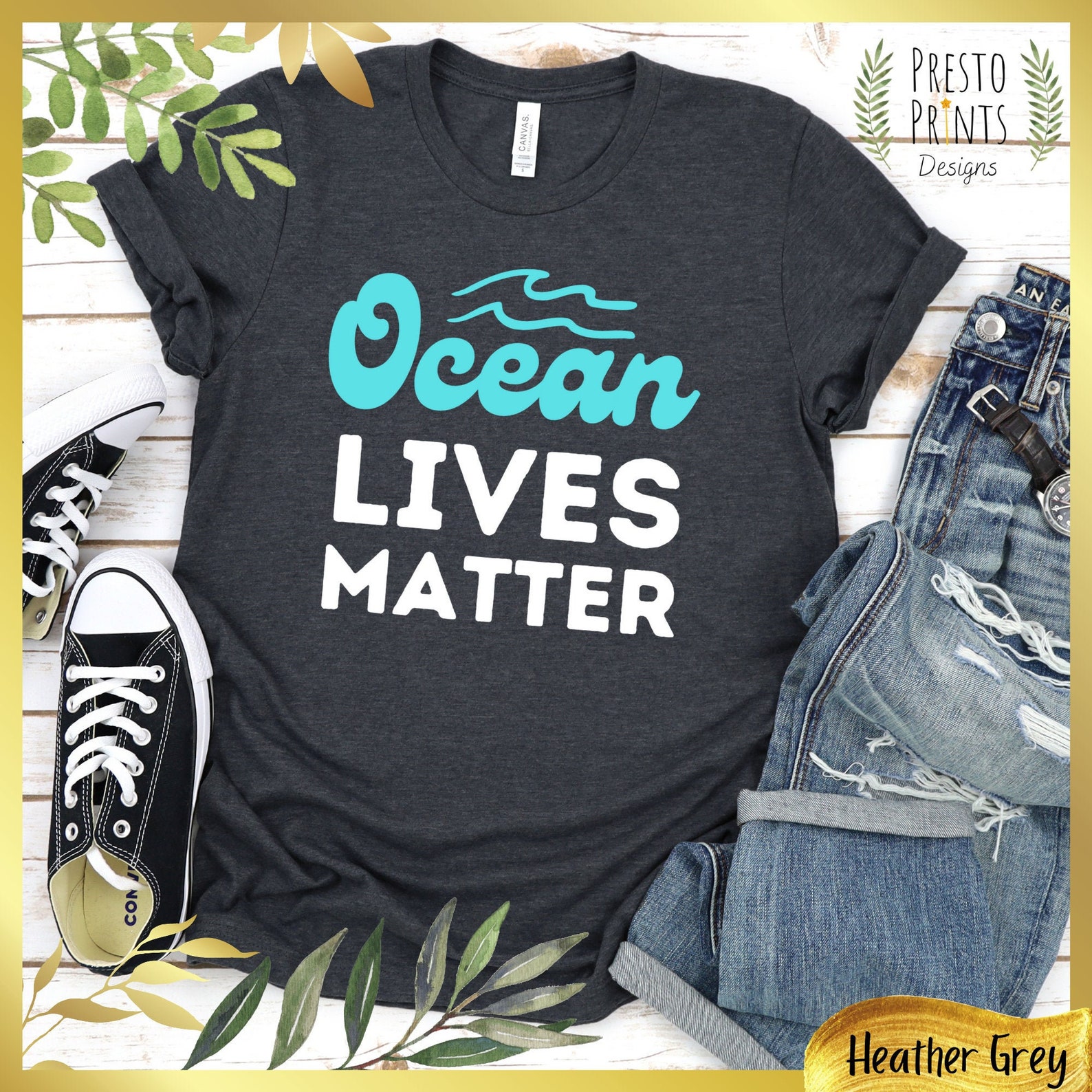 Ocean Lives Matter Ocean Conservation Shirt Marine | Etsy