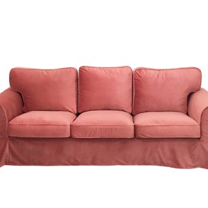 Ektorp 3 seat sofa cover,custom cover fits Ektorp 3 seat sofa,400+ fabric options,ektorp cover,Multi colors,Custom Made Cover