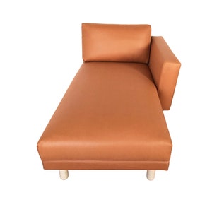 Capa de substituição para chaise longue Norsborg, capa de couro sintético, chaise longue, capa Norsborg, capa feita sob medida