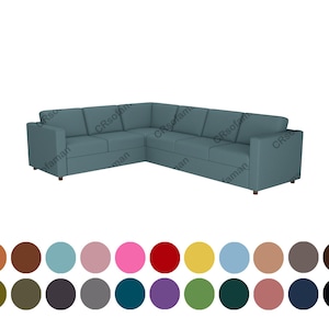 Sofa cover for  Vimle 5 seat corner sofa,3+2 corner sofa cover, Slipcover,Vimle cover,Custom Made Cover,cotton cover