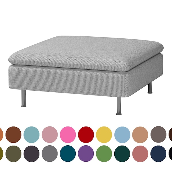 Housse pour pouf Soderhamn, housses sur mesure pour pouf Soderhamn, + de 400 options de tissu pour la fabrication sur mesure