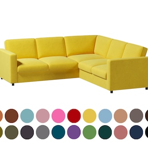 Sofa cover for  Vimle 4 seat corner sofa, Slipcover,Vimle cover,Custom Made Cover,cotton cover,polyester cover