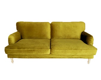 Custom Stocksund 3 seat sofa cover,total width 199cm/78.3 inches,custom cover fits Stocksund 3 seat sofa,more than 400 fabric options