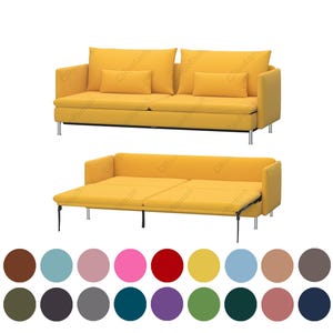 Soderhamn sleeper sofa covers,soderhamn sofa bed covers,soderhamn sofa bed with chaise covers