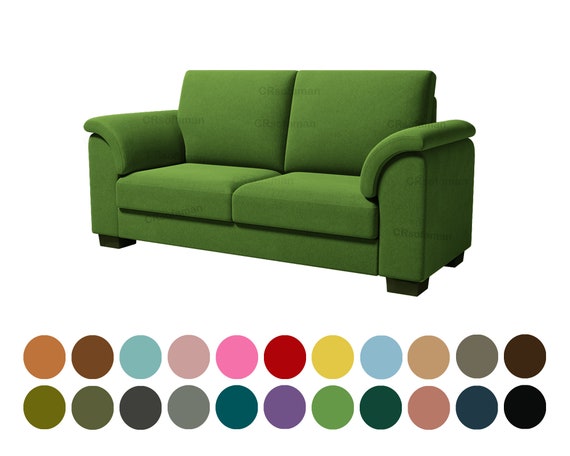 Tidafors 2 Seat Sofa Cover width 190 Cm custom Cover Fits Tidafors 2 Seat Sofa 400 Fabric Options multi Color Options Etsy